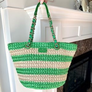 Kate Spade Raffia Shoulder Bag